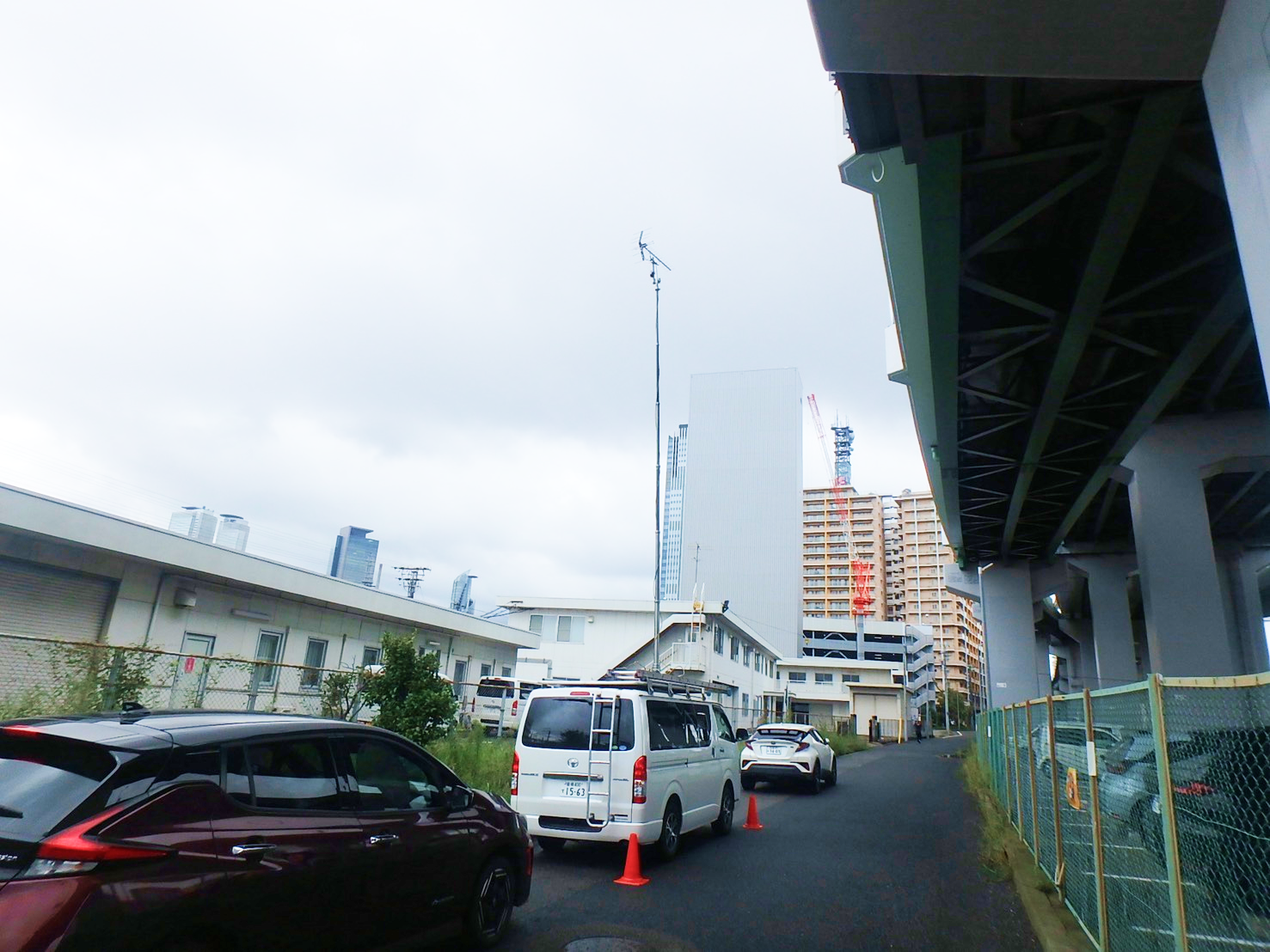 名古屋市中村区：鉄道会社様の建造物建設に伴う電波障害机上検討のための予備測定