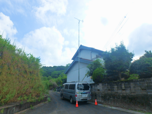 愛知県岡崎市・本宿送信局の電波測定調査を実施しました。