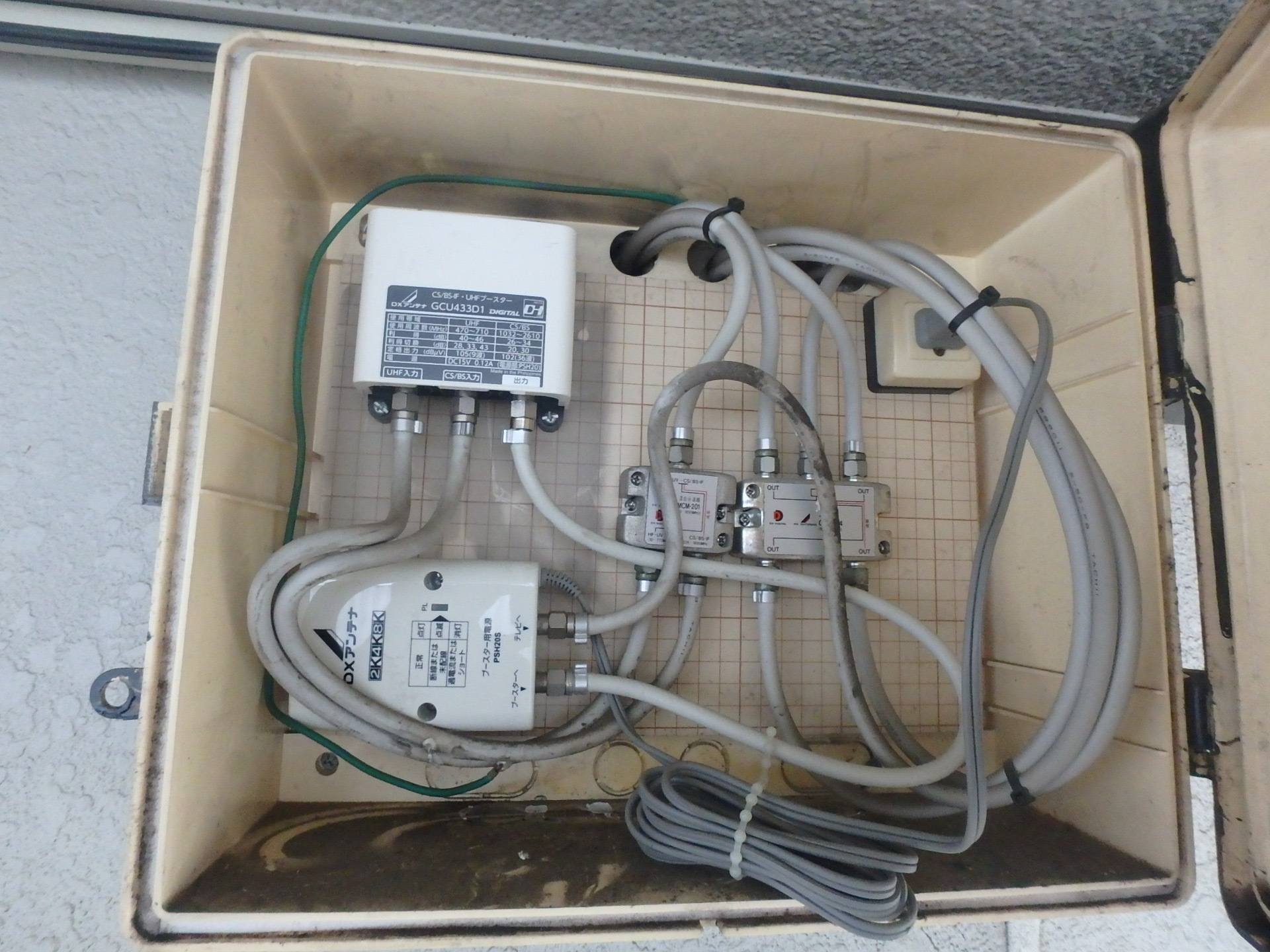 豊橋市：保守契約先の集合住宅で発生した受信不良への仮対策