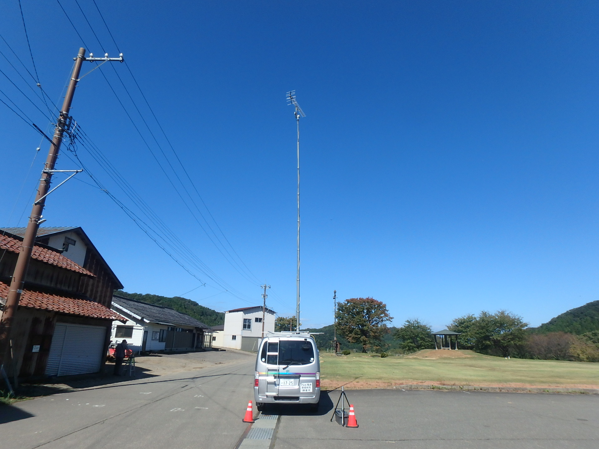 石川県加賀市：4日間にわたる電波測定調査